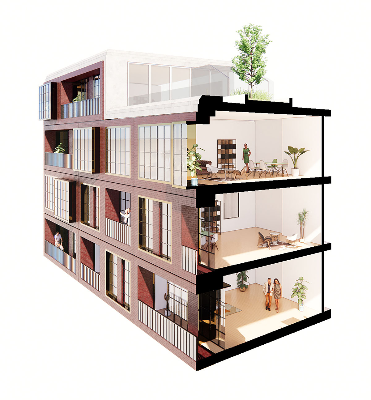 UNStudio designs community-focused residential complex in Moscow 