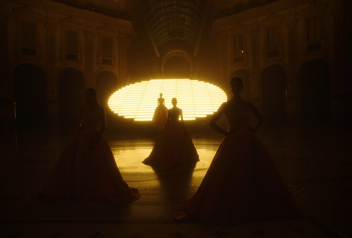 AMO creates set design and video art direction for Bvlgari's