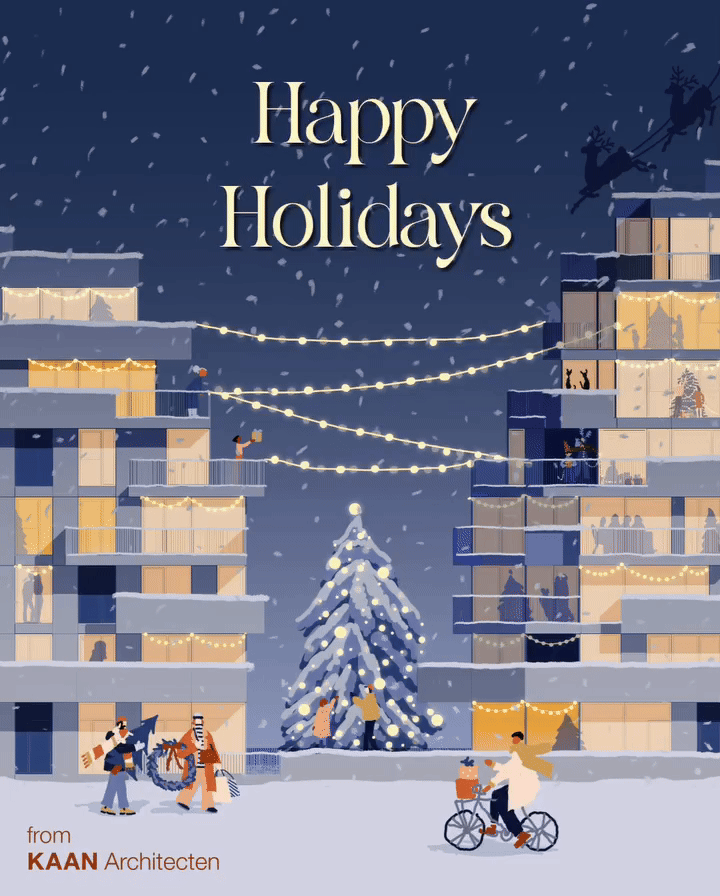 The World Architects' and Designers' Christmas Cards are full of hope and joy