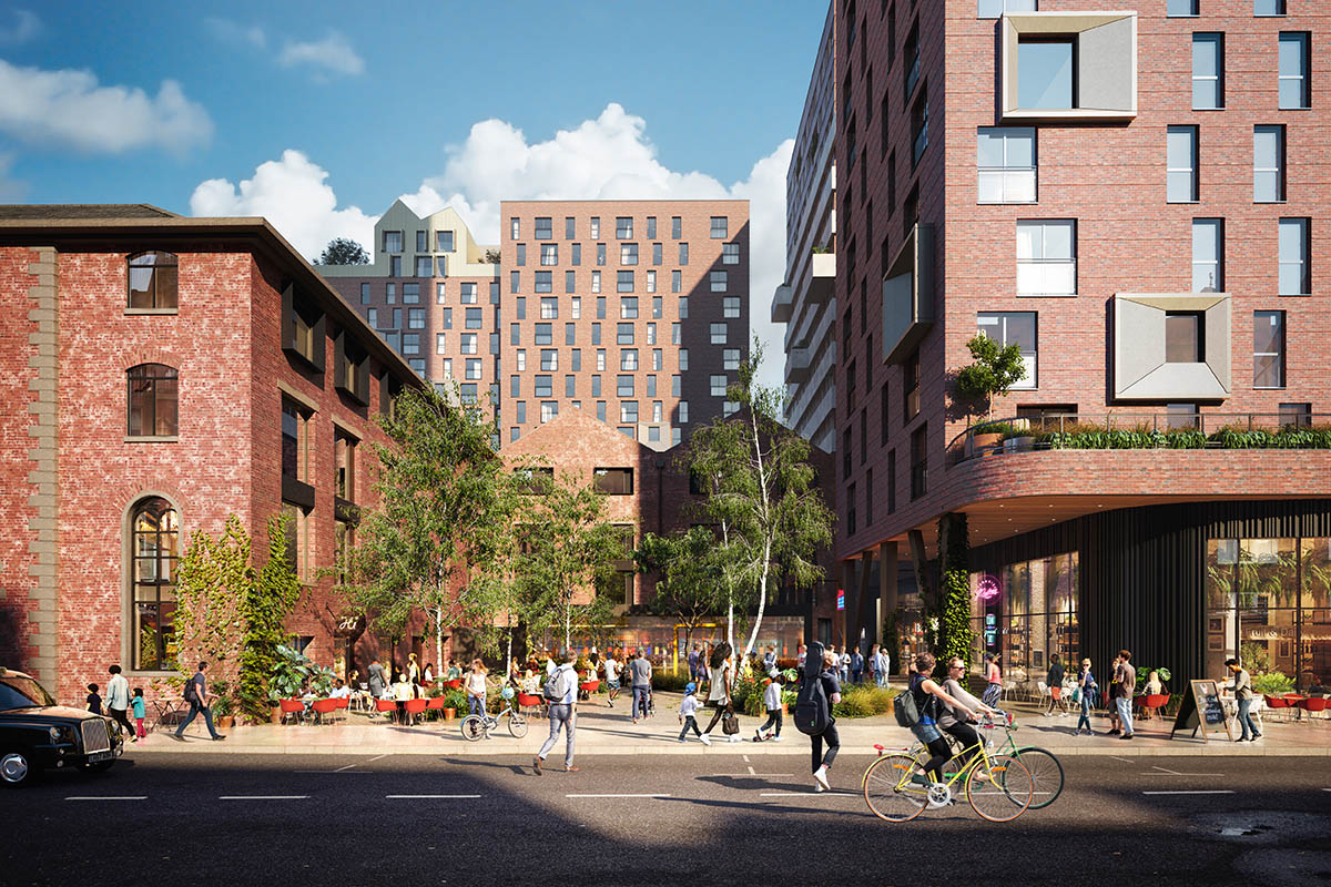 Mecanoo designs residential development as a melting pot in the historic canal street of Manchester