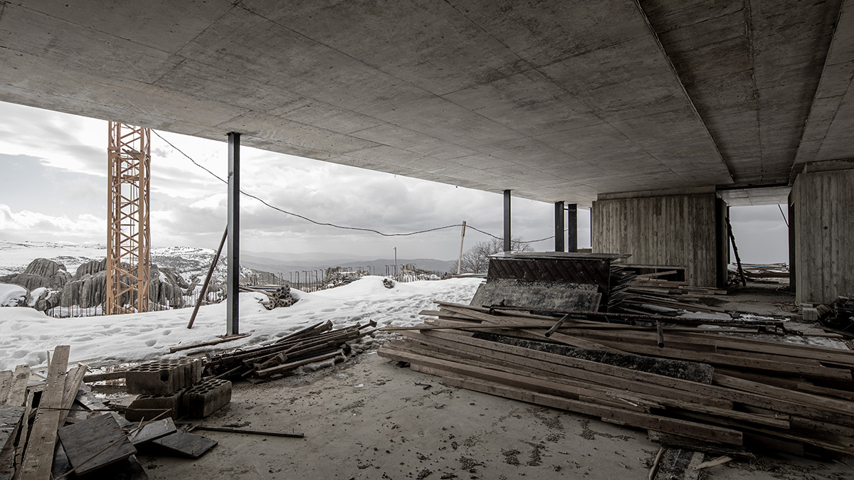Karim Nader Studio designs new retreat referencing to limestone formations on mount Lebanon