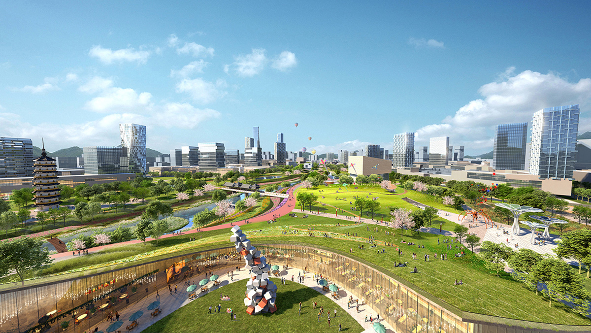 KCAP + CAUPD Win Longgang Riverfront Competition Shenzhen, China