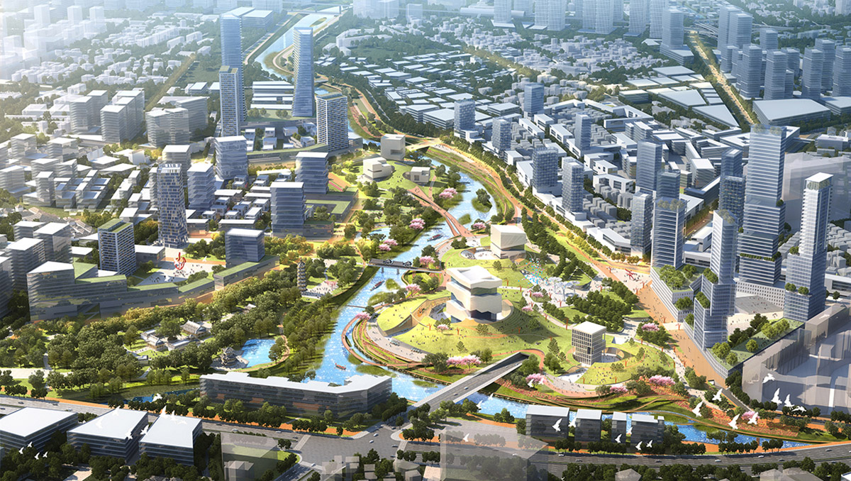 KCAP + CAUPD Win Longgang Riverfront Competition Shenzhen, China