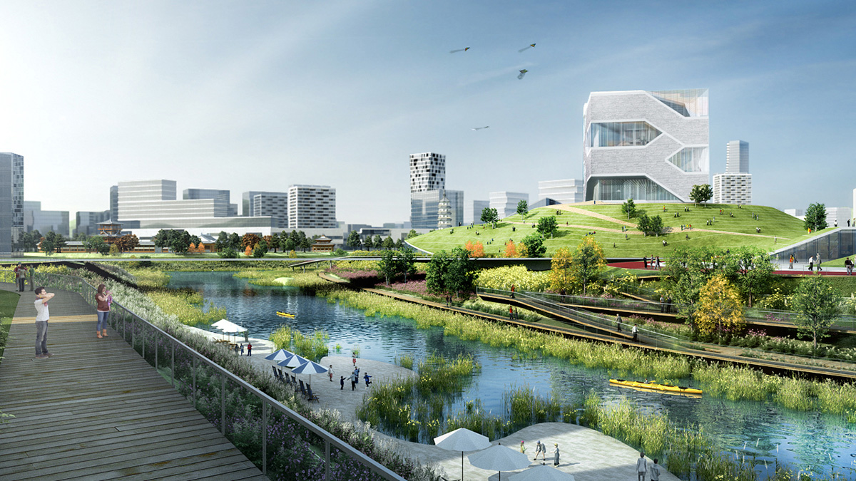KCAP + CAUPD Win Longgang Riverfront Competition Shenzhen, China