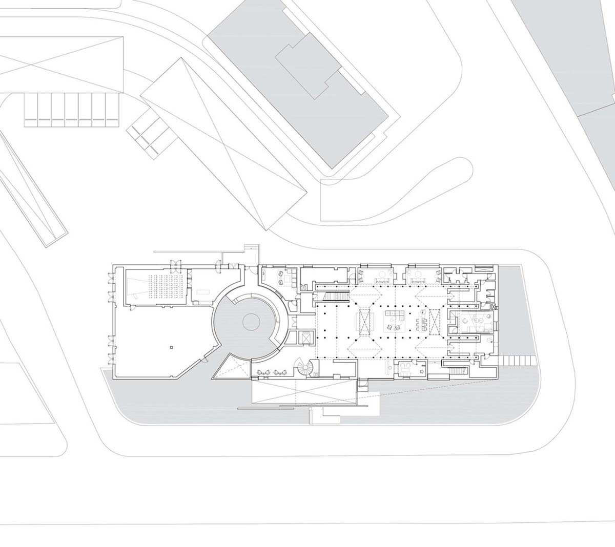 Neri&Hu encloses a Chinese artifact with fragmented walls to form Fuzhou Teahouse in China