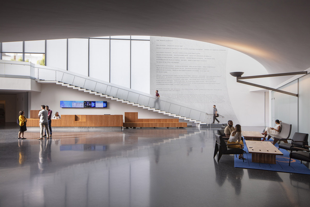 Steven Holl Architects expands the Kennedy Center with inclined concrete pavilions in Washington D.C.