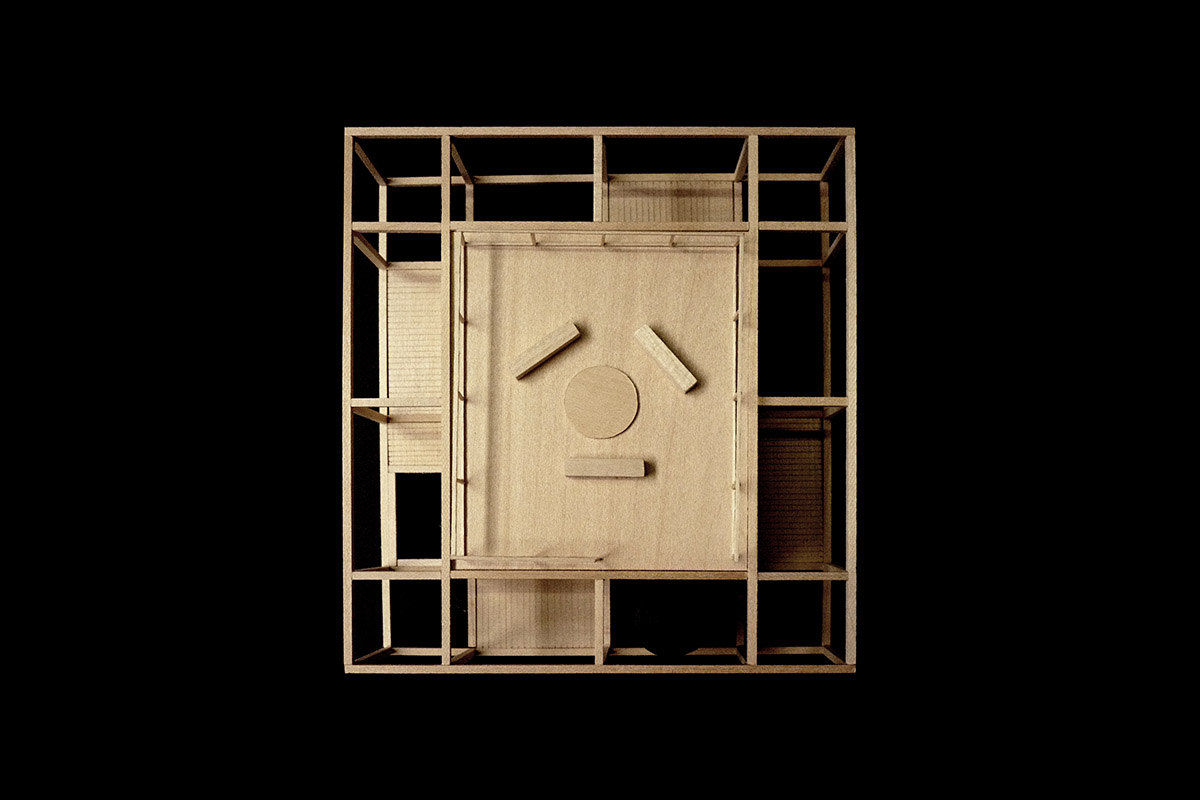 Concrete columns and beams wrap Cosmos House designed by S-AR in Mexico