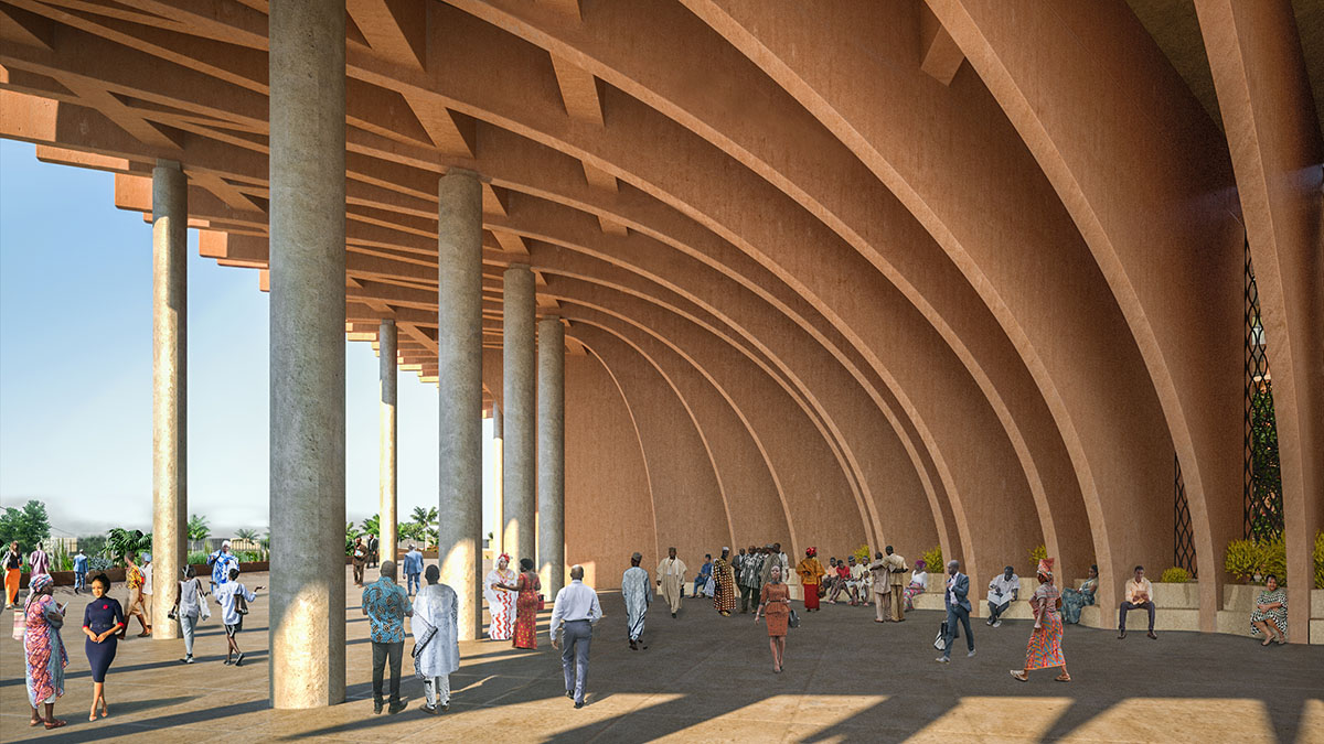 Kéré Architecture reveals design for Benin's National Assembly inspired by African palaver tree