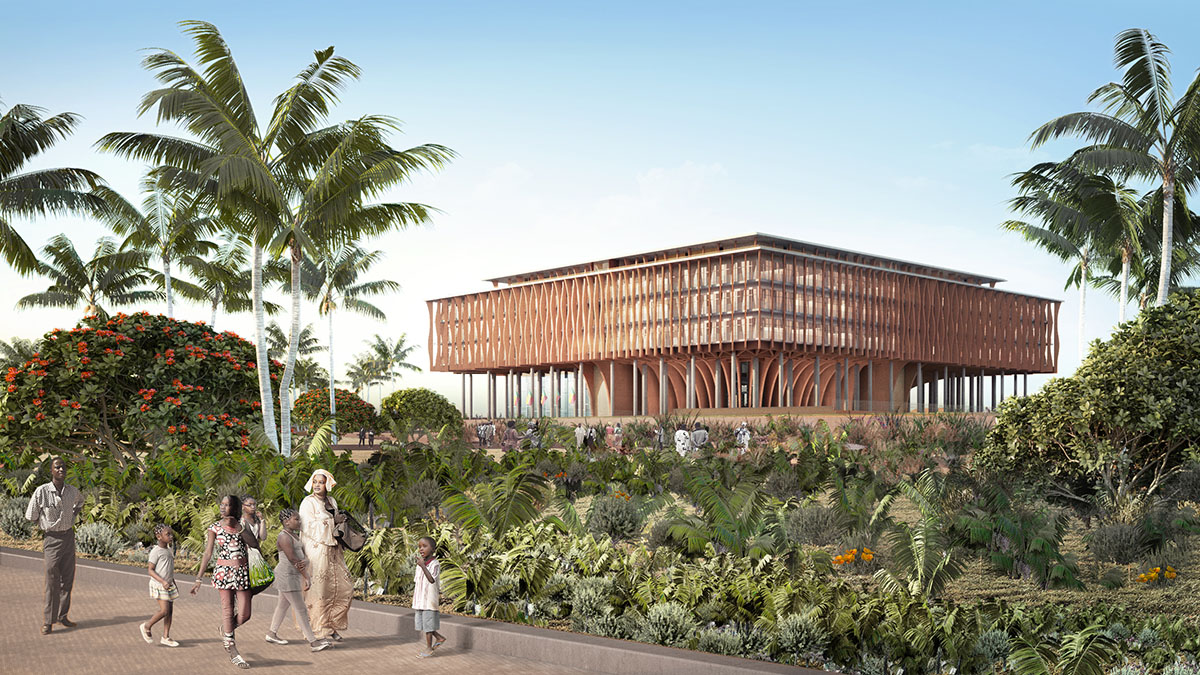 Kéré Architecture reveals design for Benin's National Assembly inspired by African palaver tree