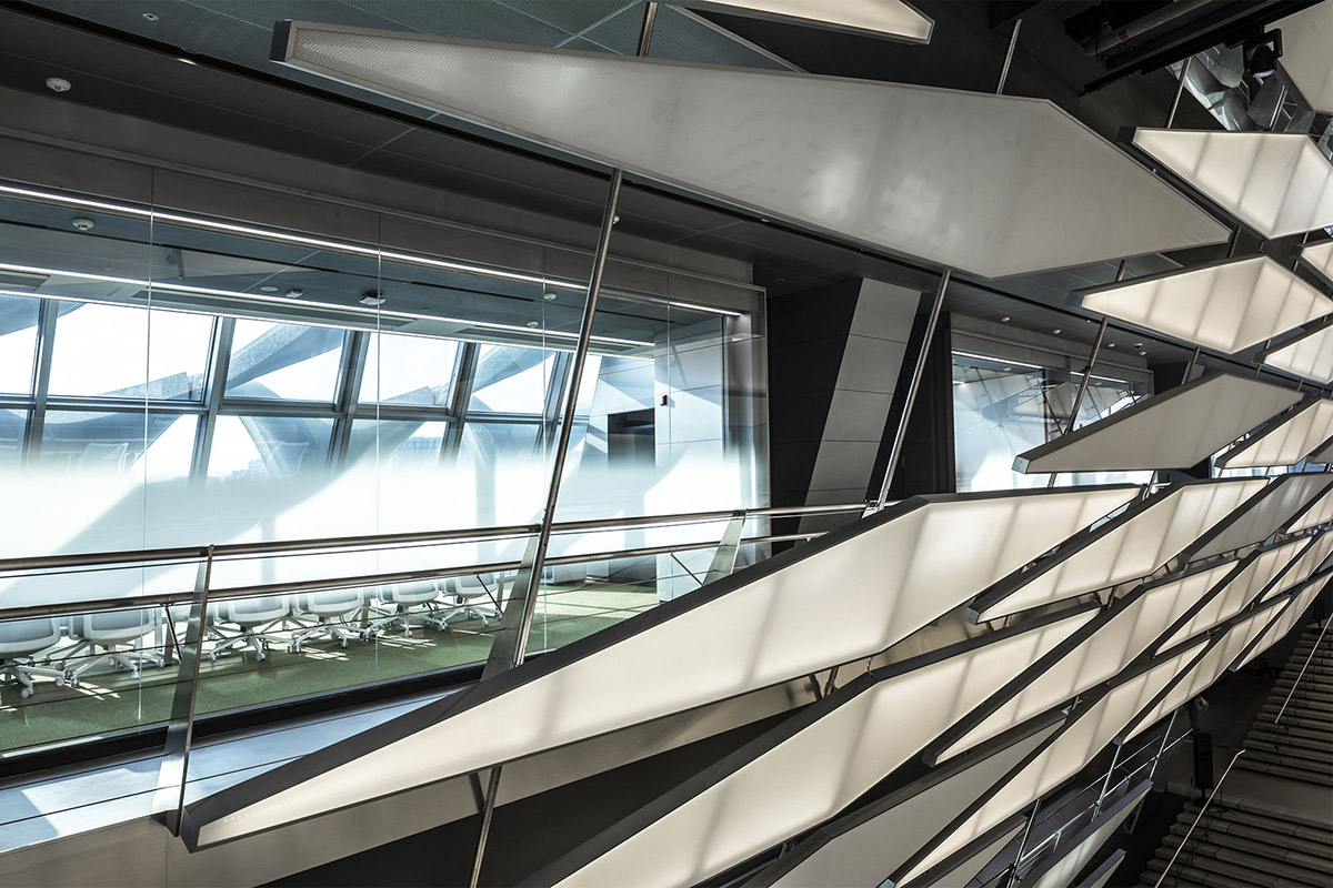 Morphosis transforms high-tech fabric into a new façade system of Kolon One Tower in Seoul