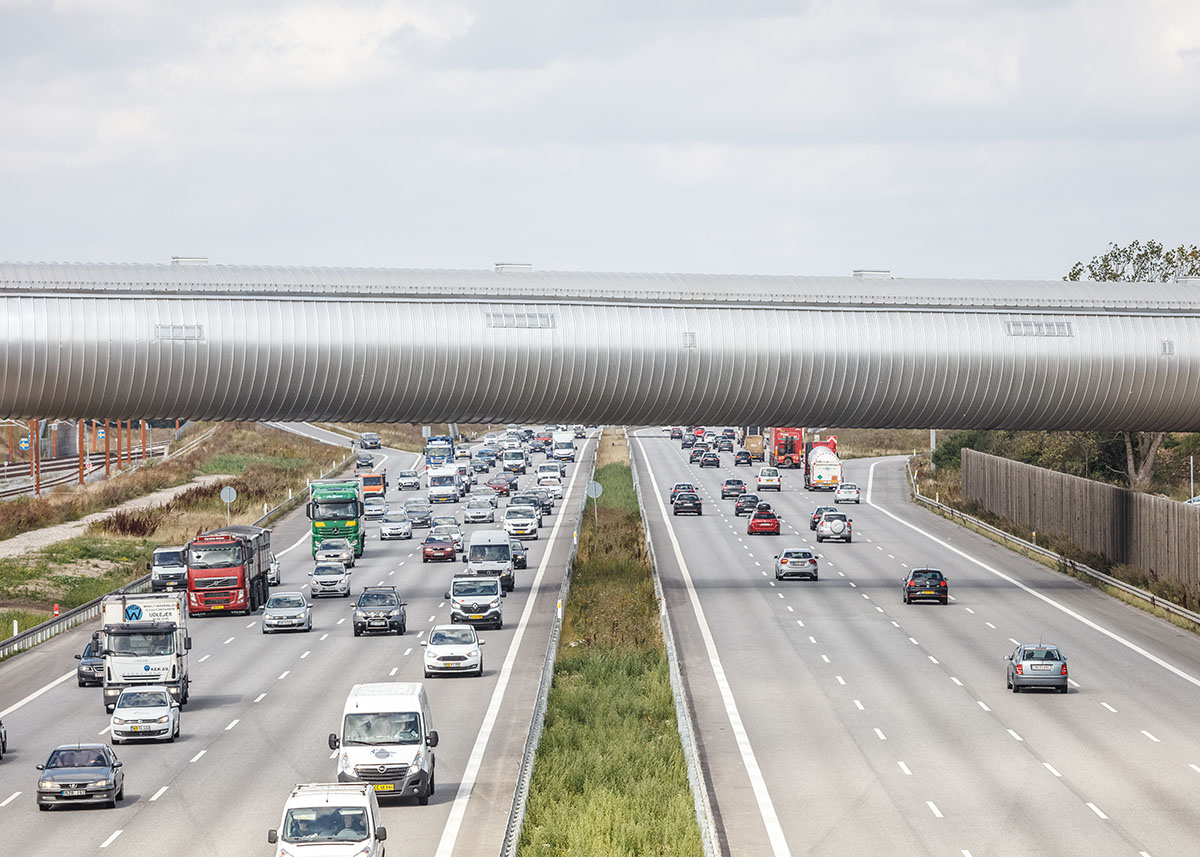 COBE and DISSING+WEITLING's sinuous tubular Køge Nord Station opened in Copenhagen