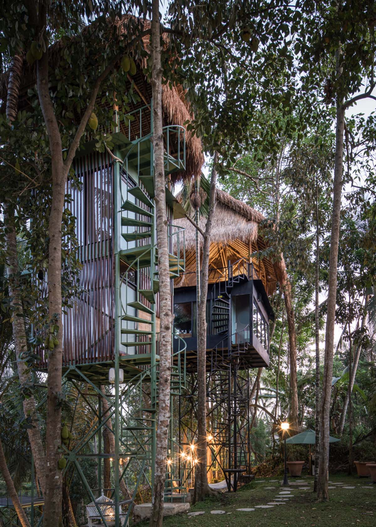 Alexis Dornier's treetop boutique hotels are built with light materials and minimum footprint