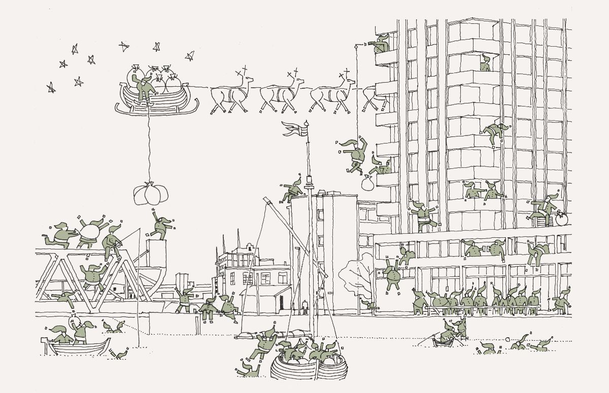 The Christmas Cards crafted by architects radiate a powerful message of creativity and inspiration