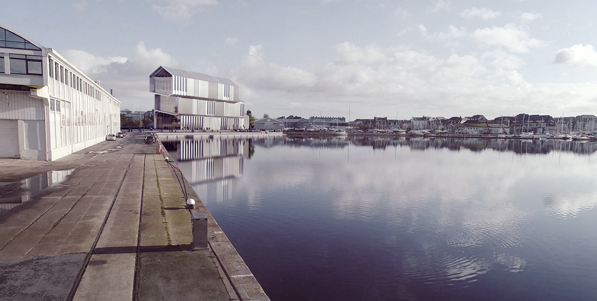 Kengo Kuma to design suspended museum on the Channel coast of France