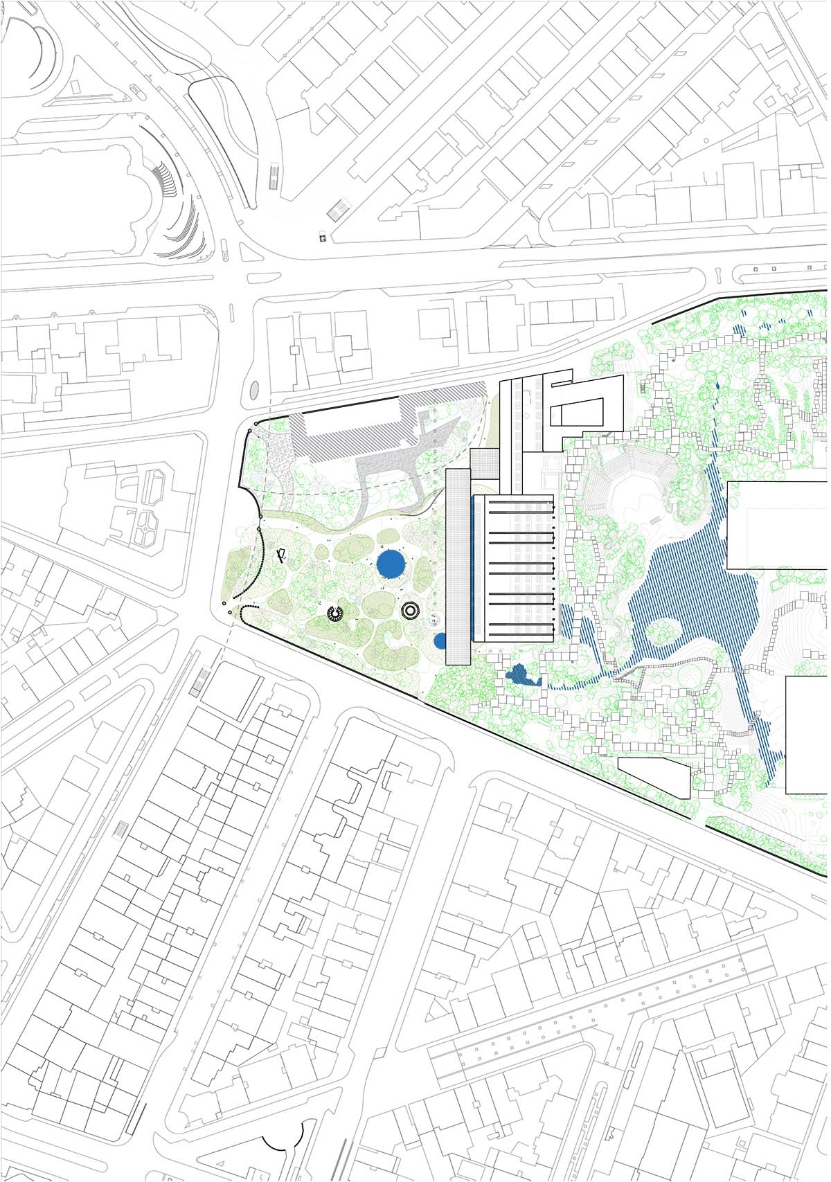 Kengo Kuma & Associates redesigns Lisbon arts centre with spacious curved canopy