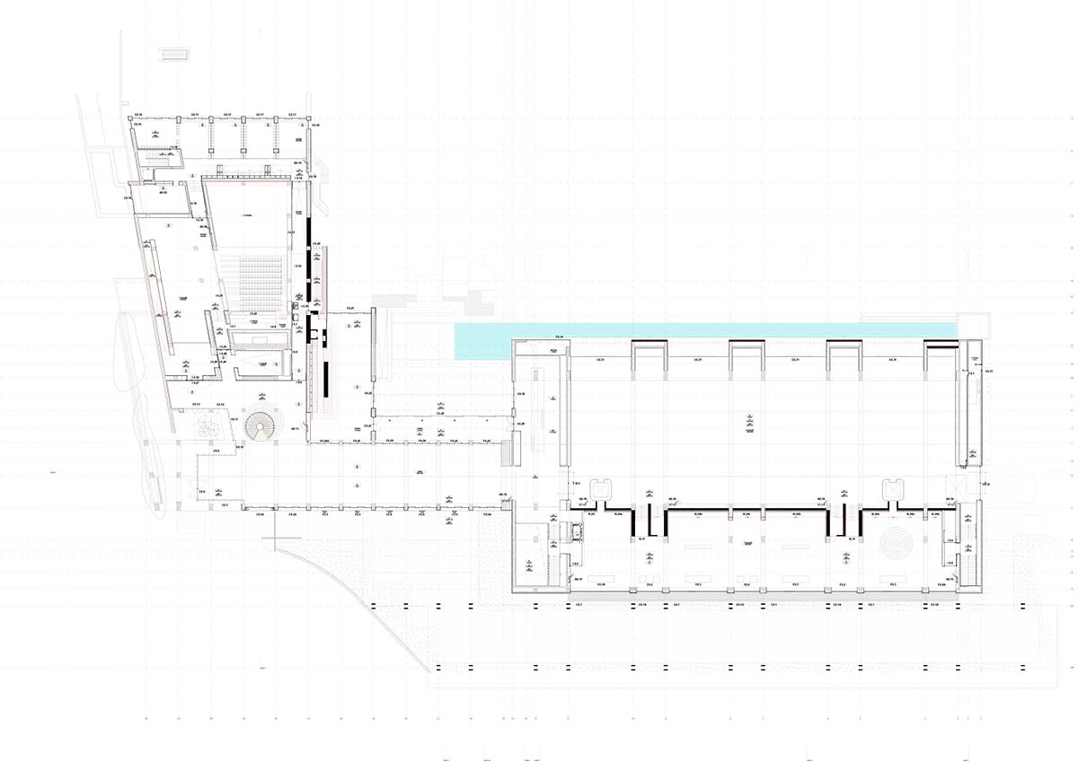 Kengo Kuma & Associates redesigns Lisbon arts centre with spacious curved canopy