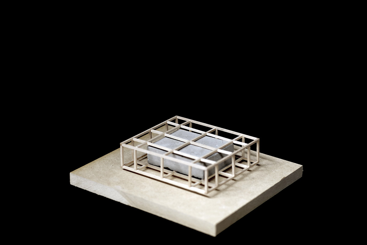 Concrete columns and beams wrap Cosmos House designed by S-AR in Mexico