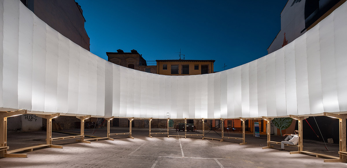 KOGAA's ring-shaped installation in Spain addresses to the issue of CO2 production in our cities