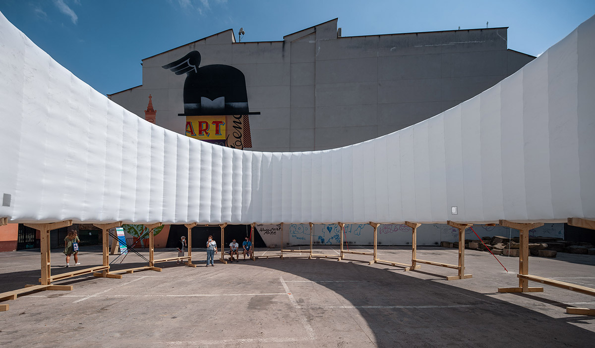 KOGAA's ring-shaped installation in Spain addresses to the issue of CO2 production in our cities