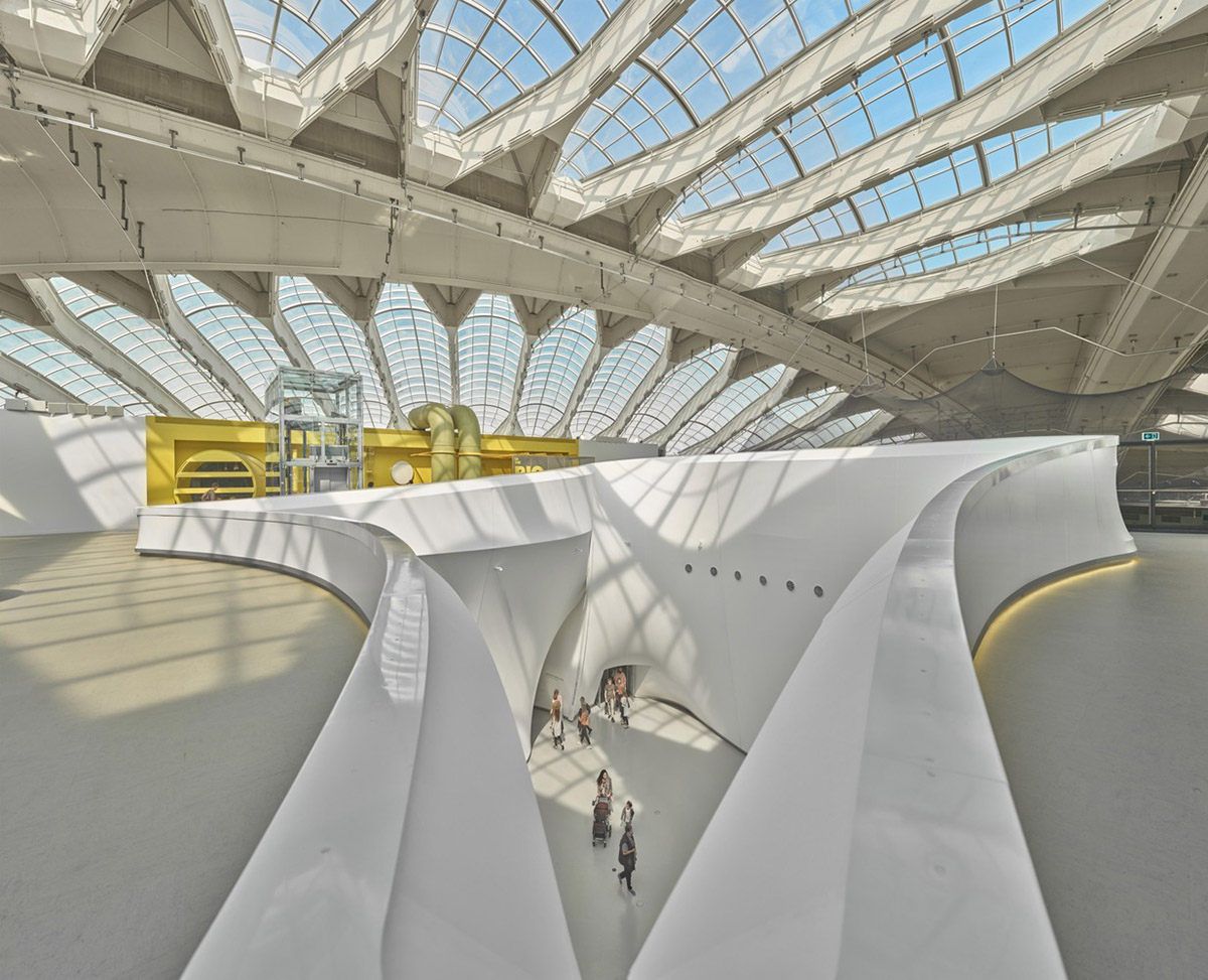 Kanva revitalizes Montréal Biodome with triangular beams and multiple pathways in Canada