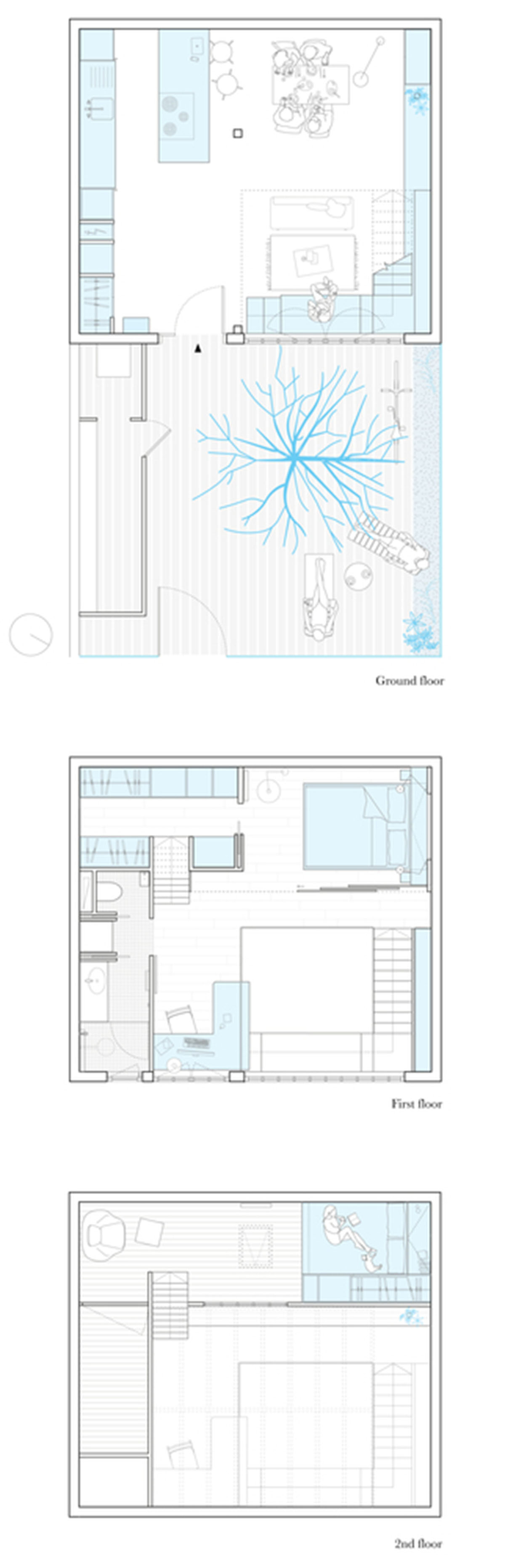 Jean Moulin Atelier-House features fairy tale-like and light-filled interiors by Atelier NEA in Paris