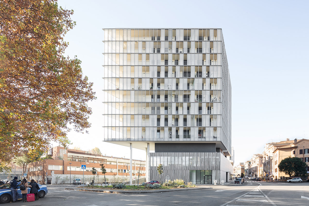Labics' new fragmented complex fosters public space by setting trajectories in the heart of Rome