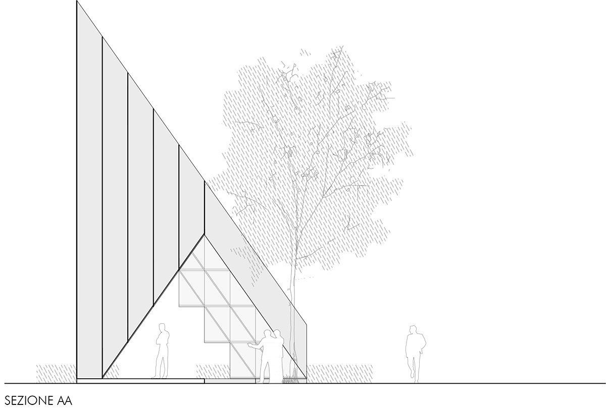 Labics built an installation that insists on reversing the point of view in Milan