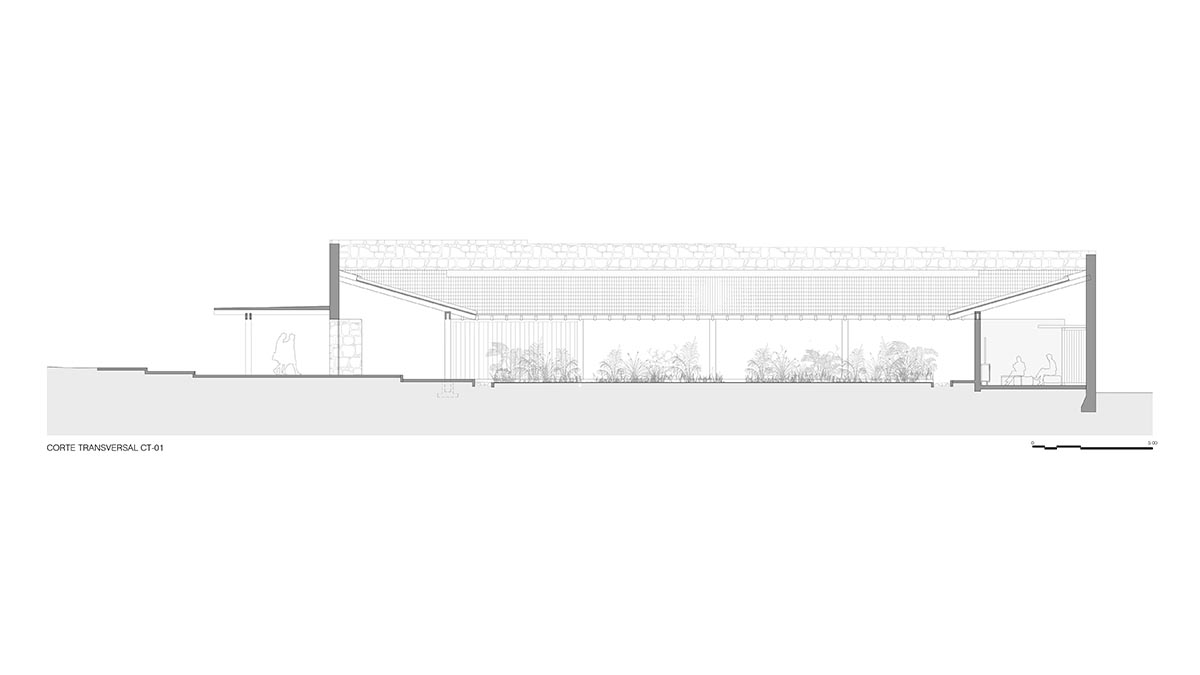 Práctica Arquitectura built La Hacienda weekend retreat with large courtyard in Mexico