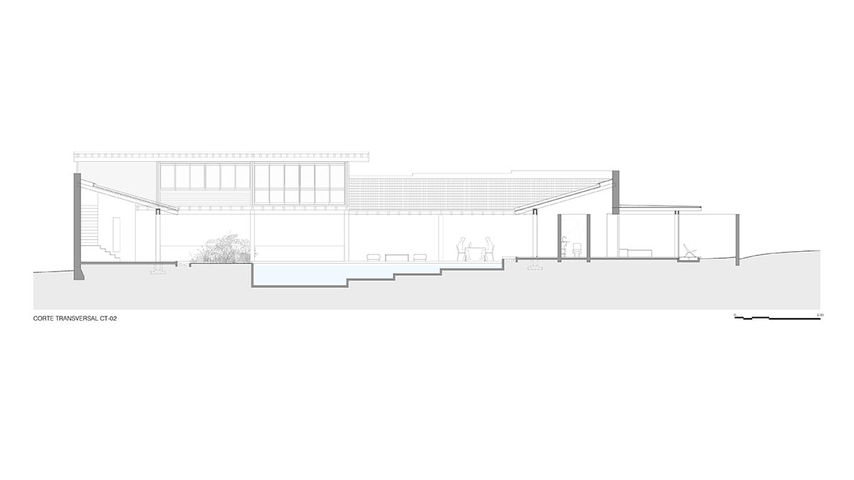 Práctica Arquitectura built La Hacienda weekend retreat with large courtyard in Mexico