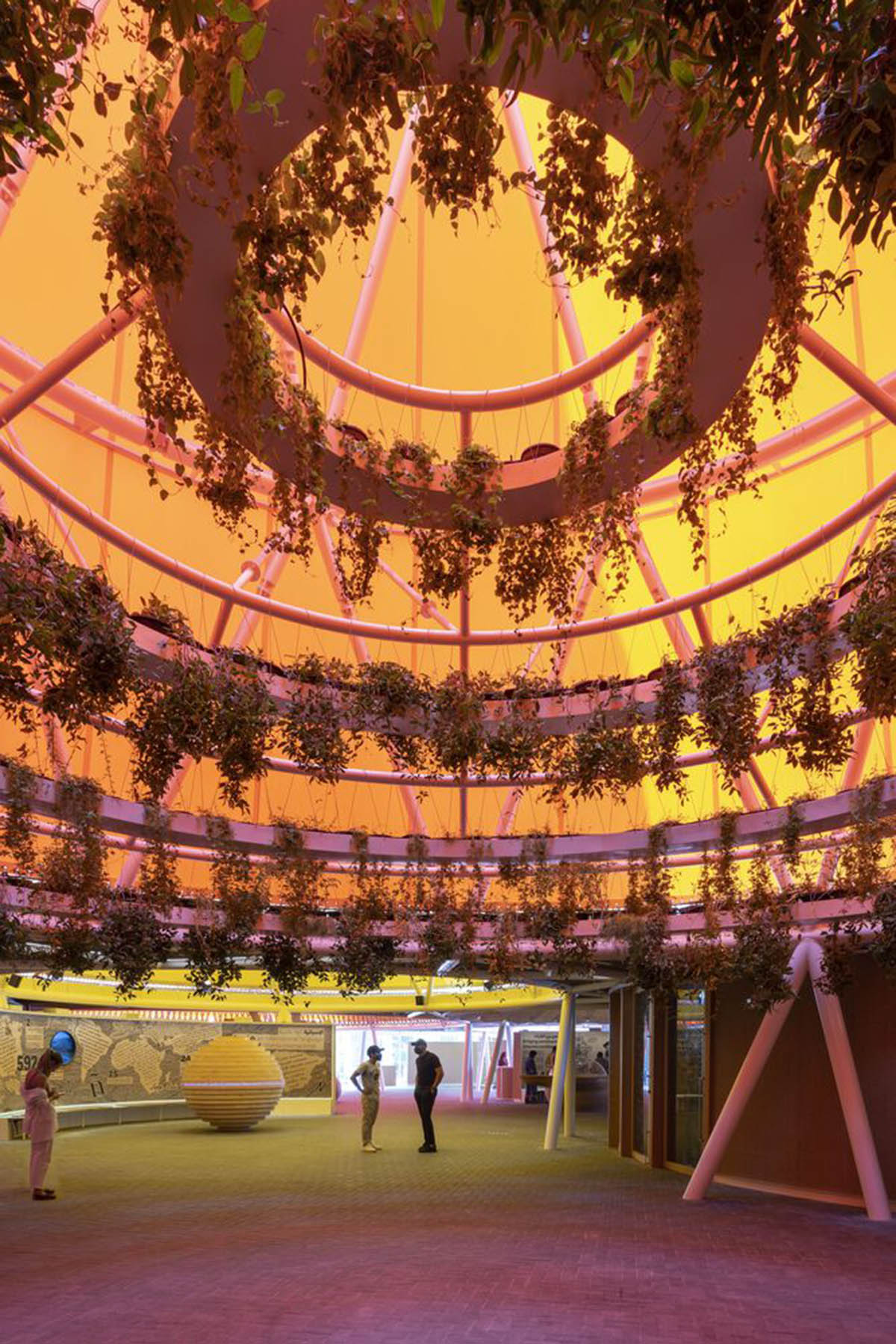 Amann-Cánovas-Maruri adds colorful conic roofs to Spanish Pavilion at Expo 2020 Dubai
