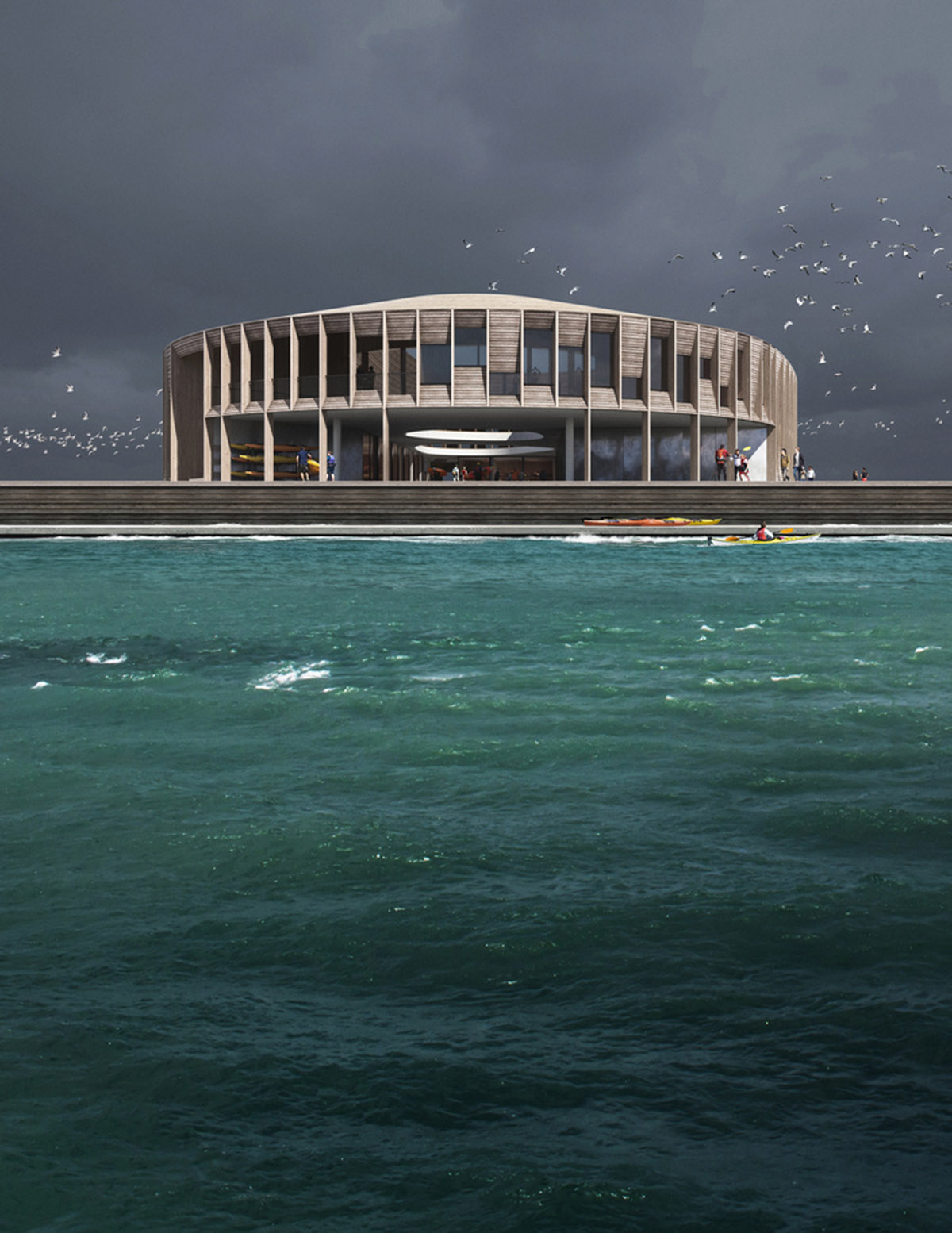 WERK and Snøhetta win competition to design Maritime Center in Esbjerg harbor, Denmark
