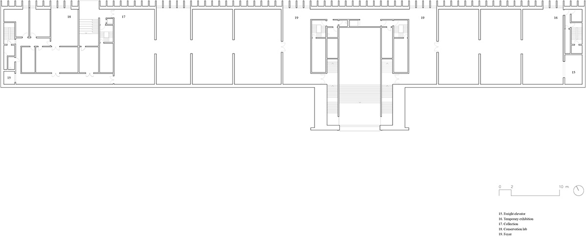 Sharp lines and introverted façade form Musée cantonal des Beaux-Arts de Lausanne by Barozzi Veiga