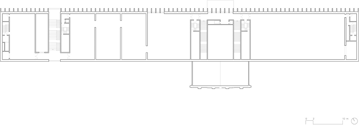 Sharp lines and introverted façade form Musée cantonal des Beaux-Arts de Lausanne by Barozzi Veiga