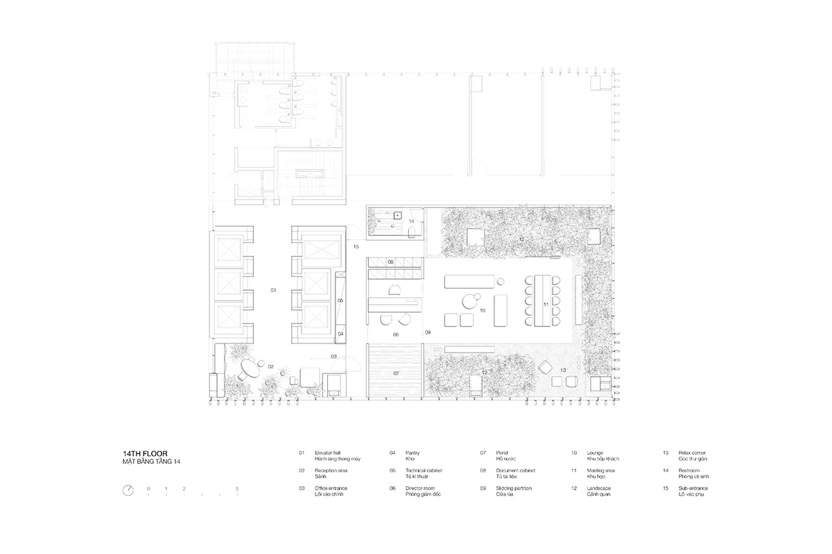 MIA Design Studio creates an outdoor garden for Mr.Green’s Office in Vietnam