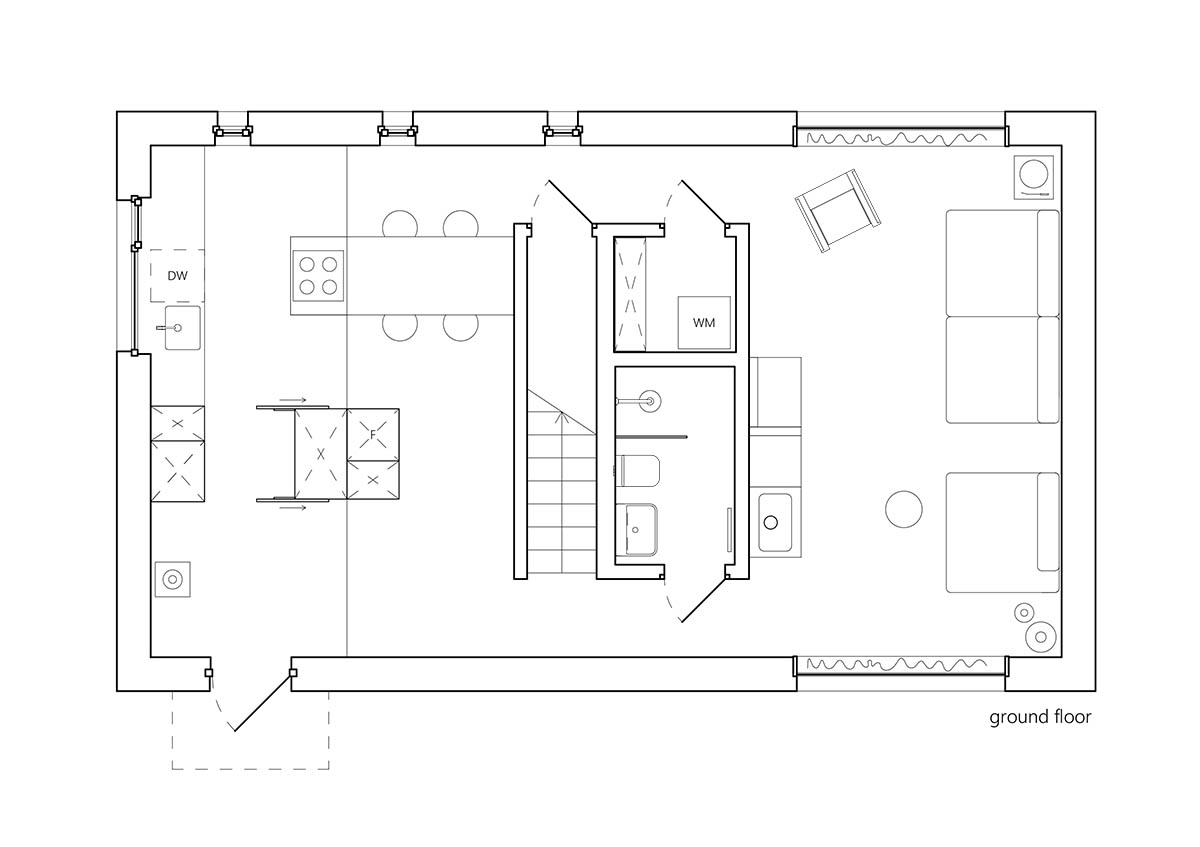 Shovk Studio built house in Kyiv paying homage to Japanese traditions
