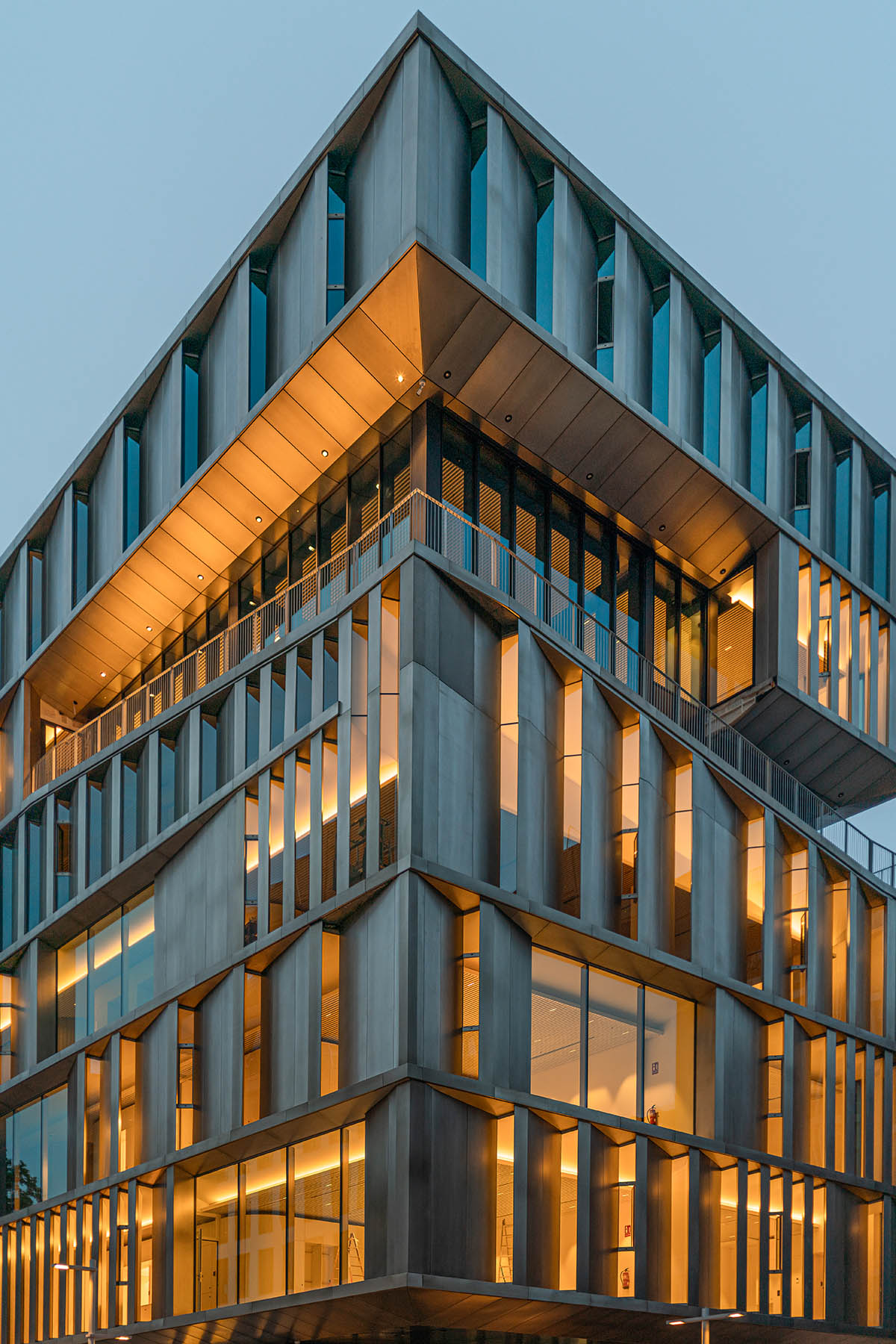 International School Of Design And Visual Arts features a sawtooth facade in Barcelona