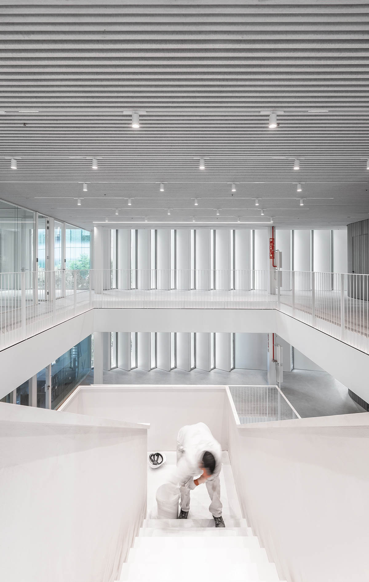 International School Of Design And Visual Arts features a sawtooth facade in Barcelona