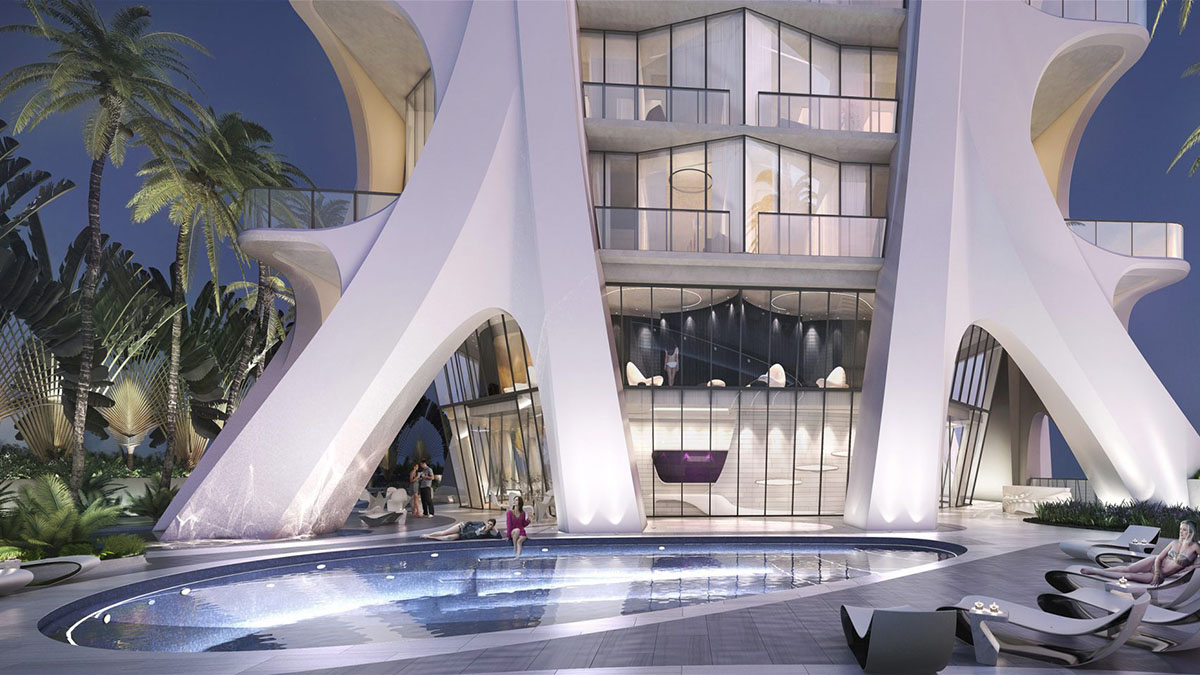 Zaha Hadid Archiects 1000 Museum Takes Shape In Miami Skyline