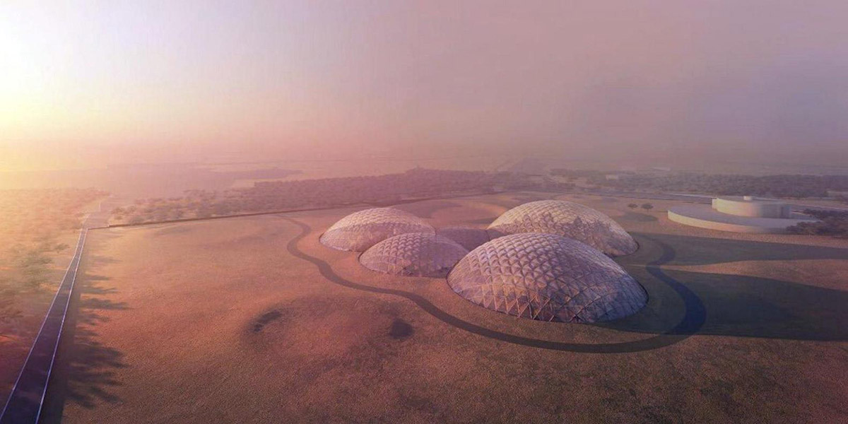 BIG unveils plans to build world&rsquo;s largest Mars simulation city in UAE