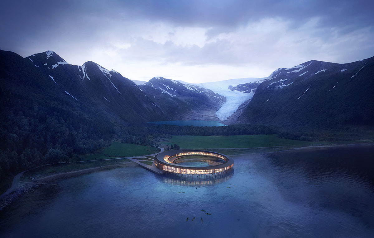 Sn&oslash;hetta unveils plans for world&rsquo;s first energy positive hotel with minimum footprint in Norway