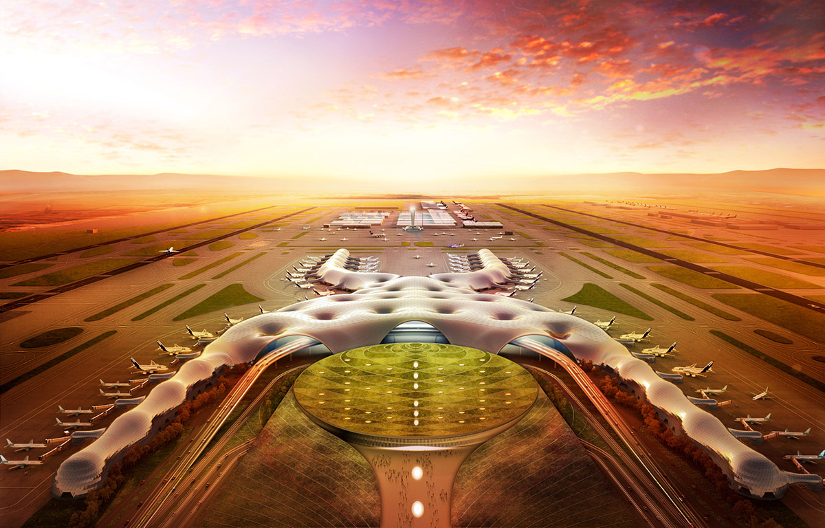 Foster+Partners and FREE's partly built Mexico City Airport cancelled