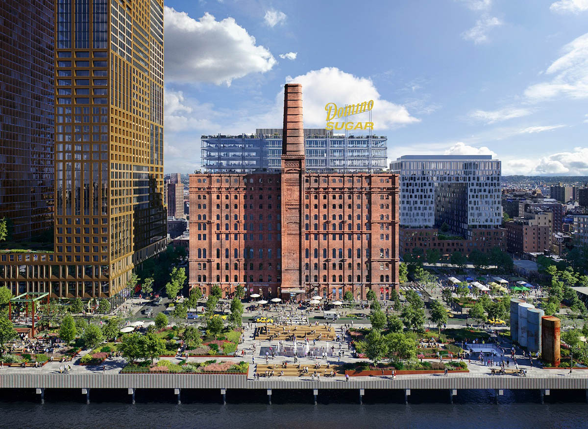 New images revealed for Domino Sugar Factory’s 11-acre park in Brooklyn