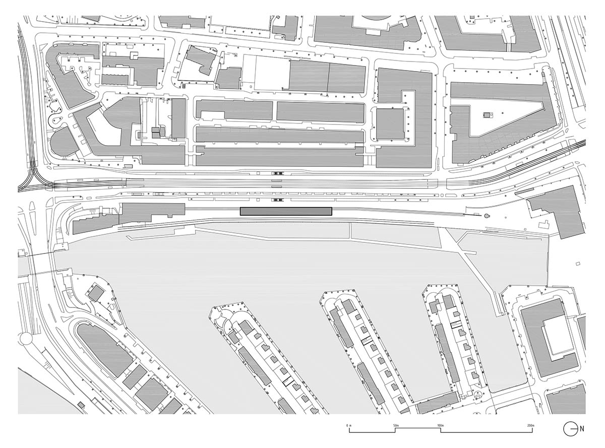 MoederscheimMoonen Architects completes Port Pavilion with black aluminum façade in Rotterdam