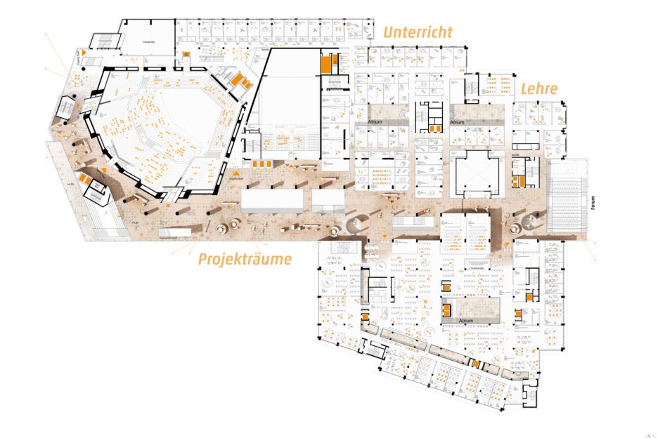 HENN to revamp Europe's largest cultural centre with fully transparent podium in Munich