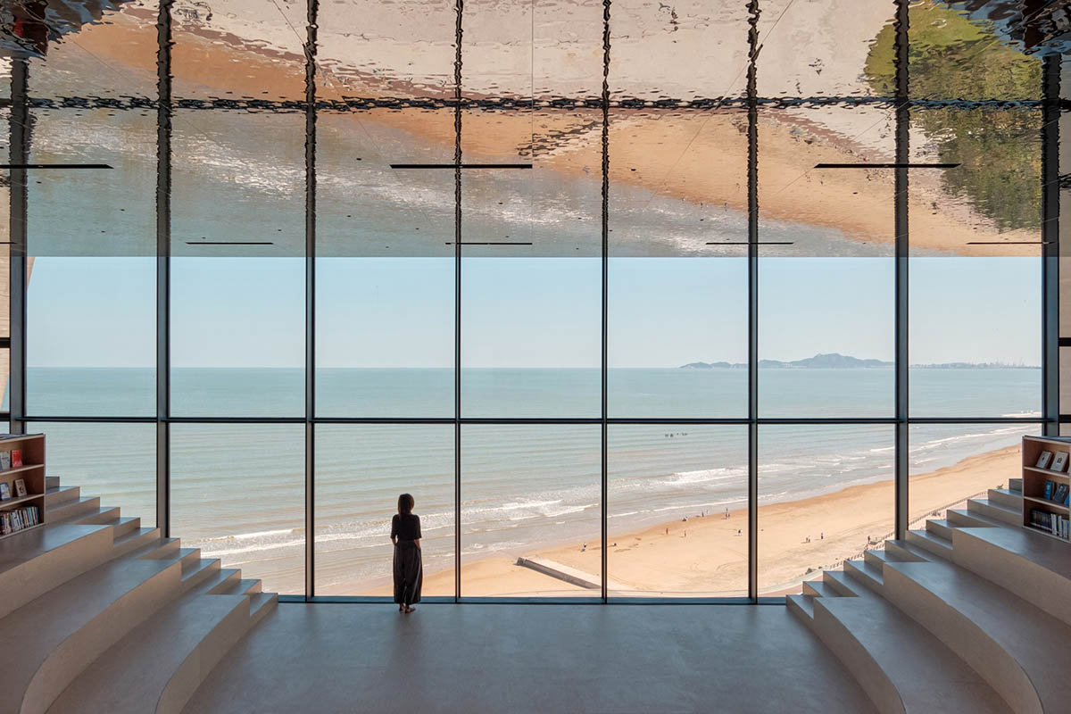 OPEN Architecture completes double-shell concrete Sun Tower in Yantai