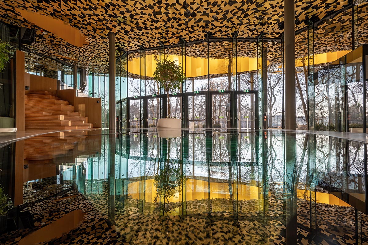 Sou Fujimoto designs House of Music with porous roof evoking varying form of sound waves in Budapest