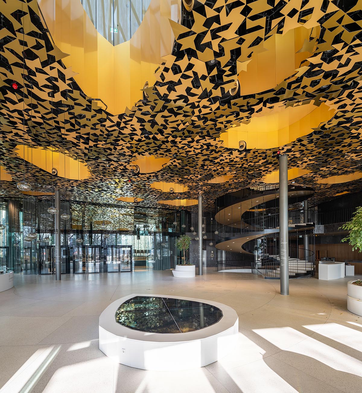 Sou Fujimoto designs House of Music with porous roof evoking varying form of sound waves in Budapest