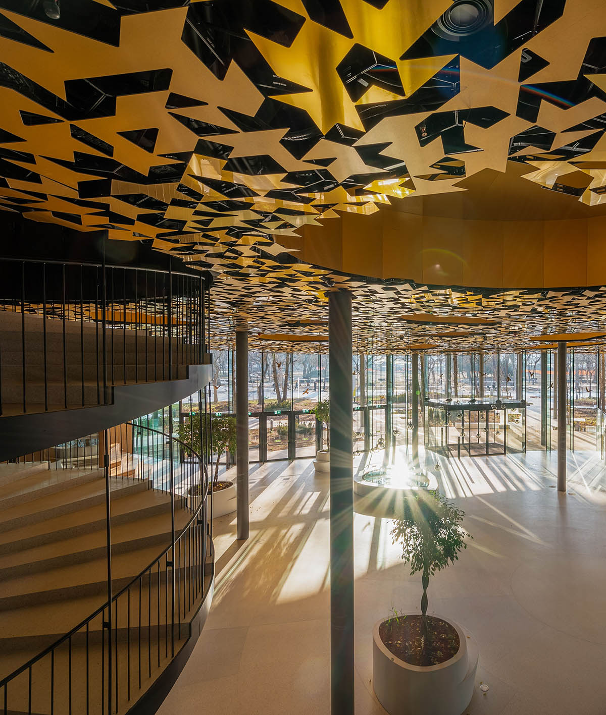 Sou Fujimoto designs House of Music with porous roof evoking varying form of sound waves in Budapest