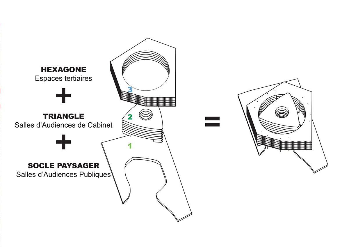 OMA designs nested building for Lille’s new courthouse to make all justice spaces accessible