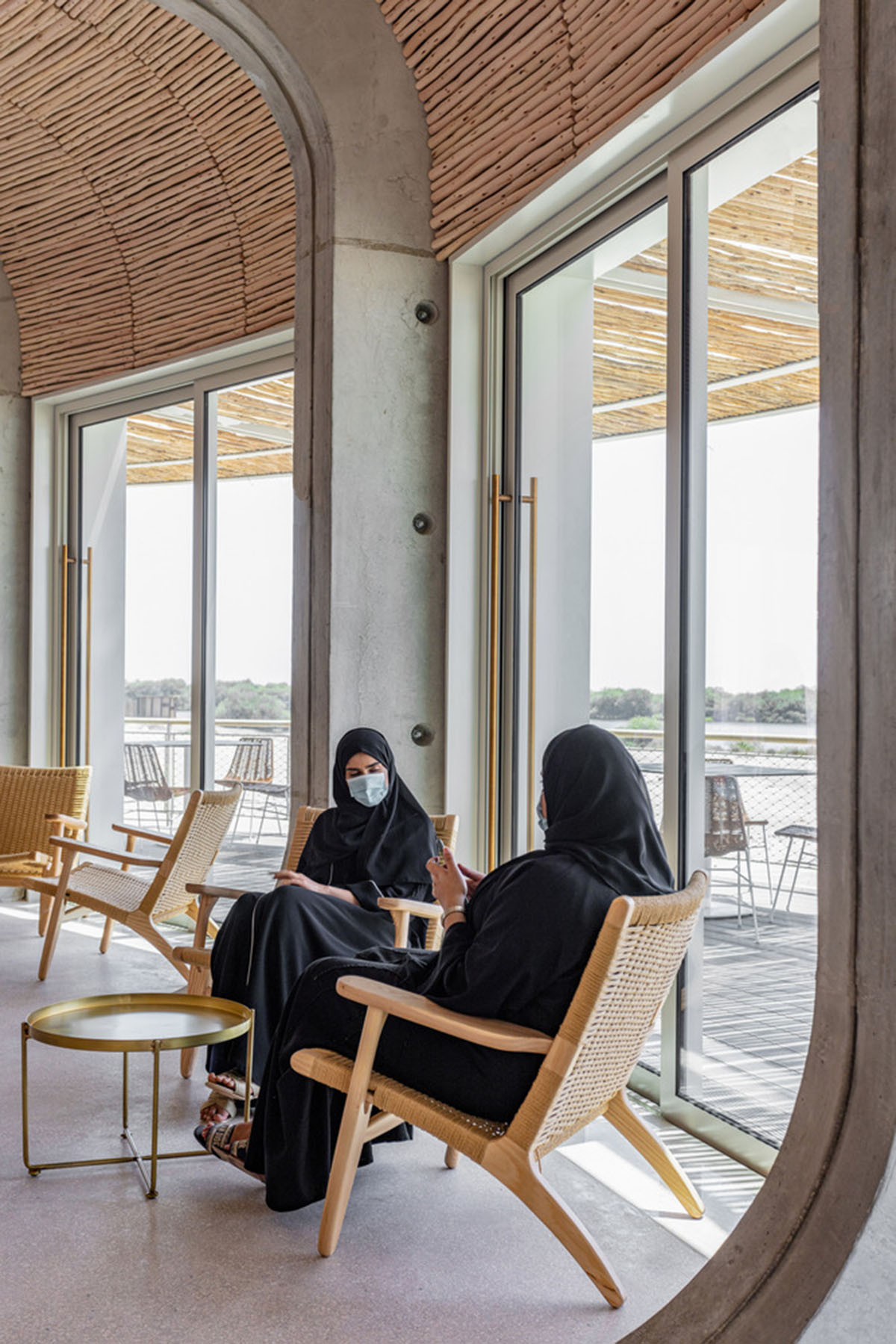 Hopkins Architects created seven interconnected pods for Turtle Sanctuary in Sharjah